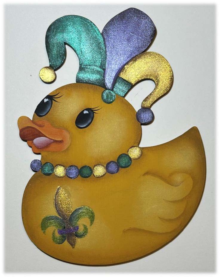 Mardi Gras and Voodoo Duck E-Pattern by Linda O' Connell, TDA