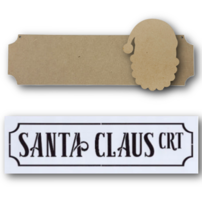 Santa Claus Court Street Sign Bundle EPA2408