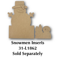 Snowman Ice Cream Cones Large Treat Box Pattern by Chris Haughey