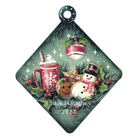 Christmas Cocoa and Cookie Treats Ornament Pattern by Chris Haughey