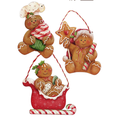 Peppermint Pals Ornaments Pattern by Chris Haughey