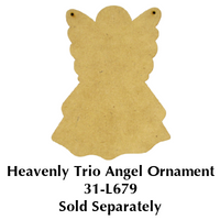 Heavenly Trio Ornaments Pattern by Chris Haughey