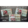 Sweet Sentiments Book Stack Ornaments E-Pattern by Chris Haughey