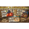 Autumn Book Stack Ornaments Bundle PA2426