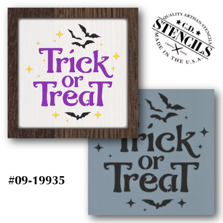 trick or treat stencils