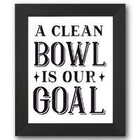 A Clean Bowl is Our Goal Stencil