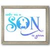 Unto Us a Son is Given Stencil