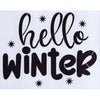 Hello Winter Stencil