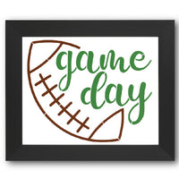 Game Day Football Stencil