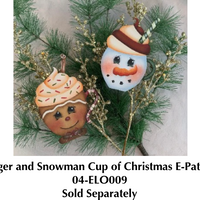 Snowman Mug Ornament By Linda O’Connell