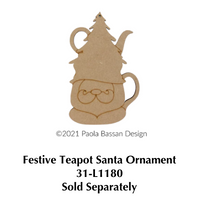 Festive Teapot Santa E-Pattern By Paola Bassan