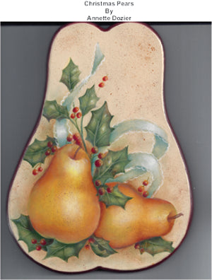 Christmas Pears E-Pattern By Annette Dozier