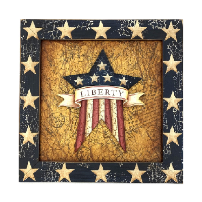 Liberty Framed Plaque Pattern by Chris Haughey