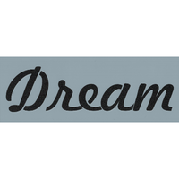 Simple Sayings: Dream Script Stencil