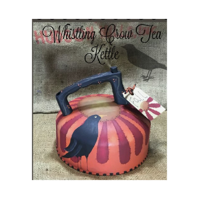 Whistling Crow Tea Kettle Digital Pattern 