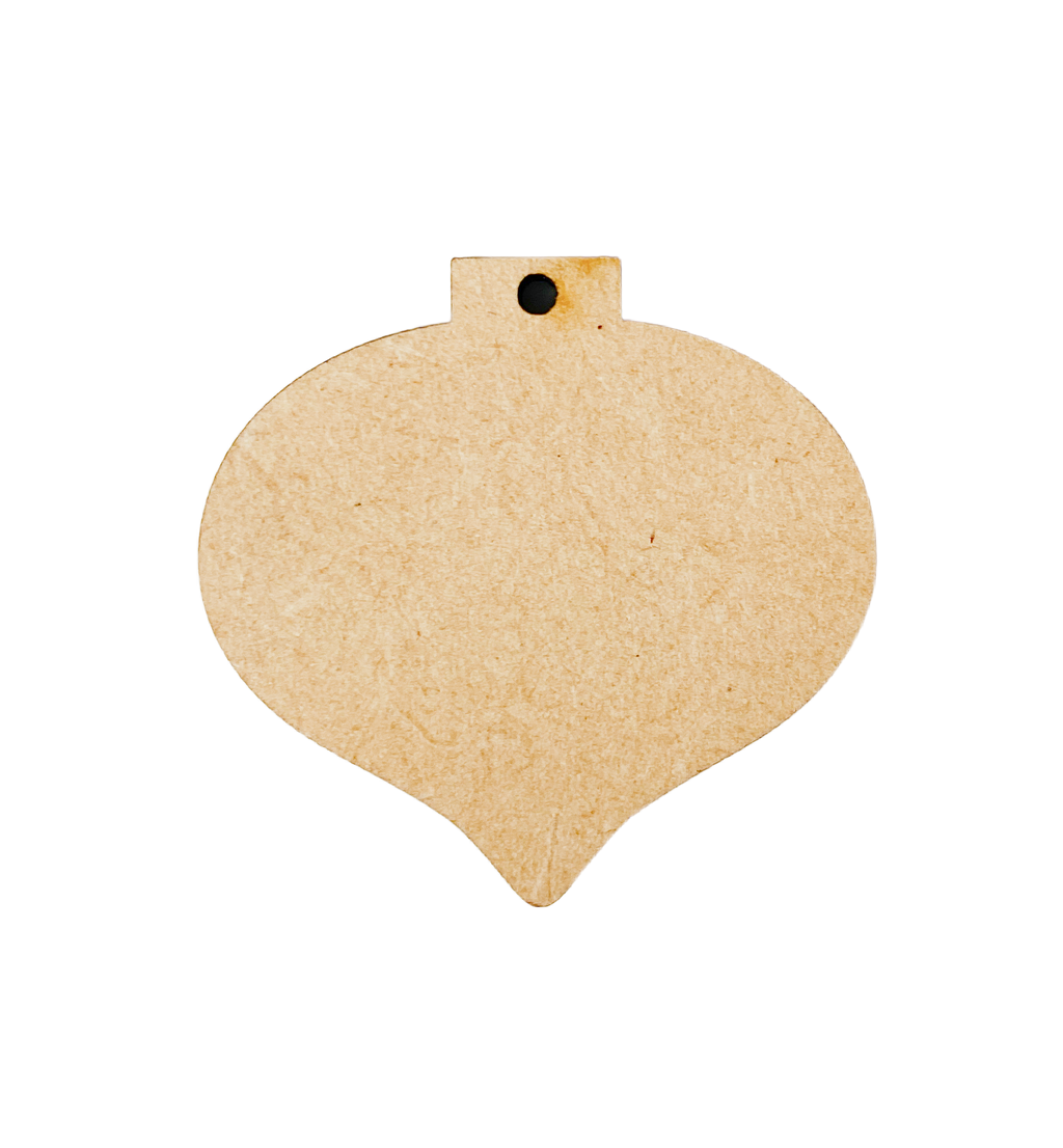 1-1/2" Fat Teardrop Ornament