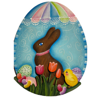 Chocolate Bunny Egg E-Pattern By Liz Vigliotto