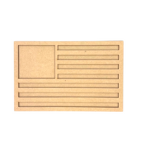 8" American Flag Frame Board