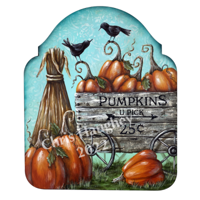 Pumpkin Cart Pattern by Chris Haughey