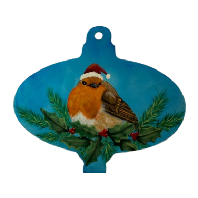 Christmas Robin E-Pattern By Debbie Cushing