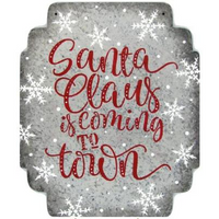 Vintage Santa Sign Pattern by Chris Haughey