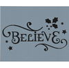 Believe Stencil