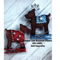 Reindeer Love Buck Ornament